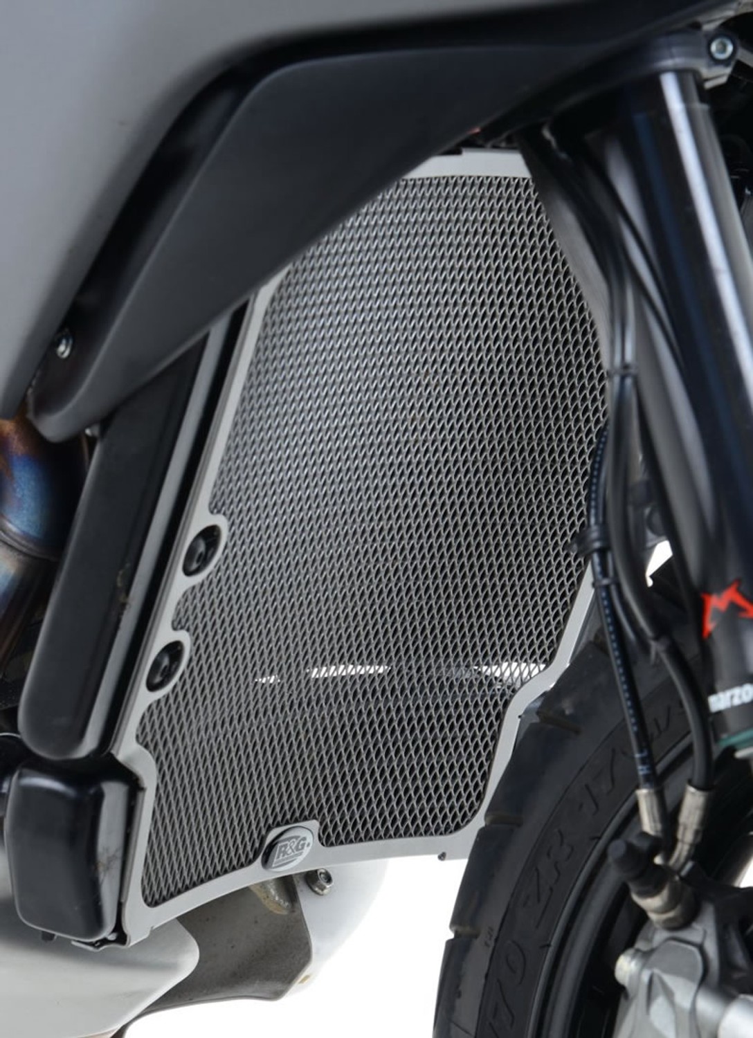 R&G Racing Radiator & Oil Cooler Guard for the MV Agusta Rivale 800 '13-'19 / Stradale 800 '14-'18 / Turismo Veloce 800 '14-'22 R&G Racing Radiator & Oil Cooler Guard for the MV Agusta Rivale 800 '13-'19 / Stradale 800 '14-'18 / Turismo Veloce 800 '14-'22